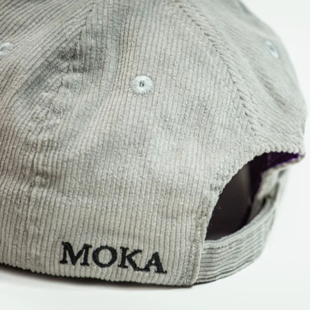 Moka Cap - M  corduroy - Grey