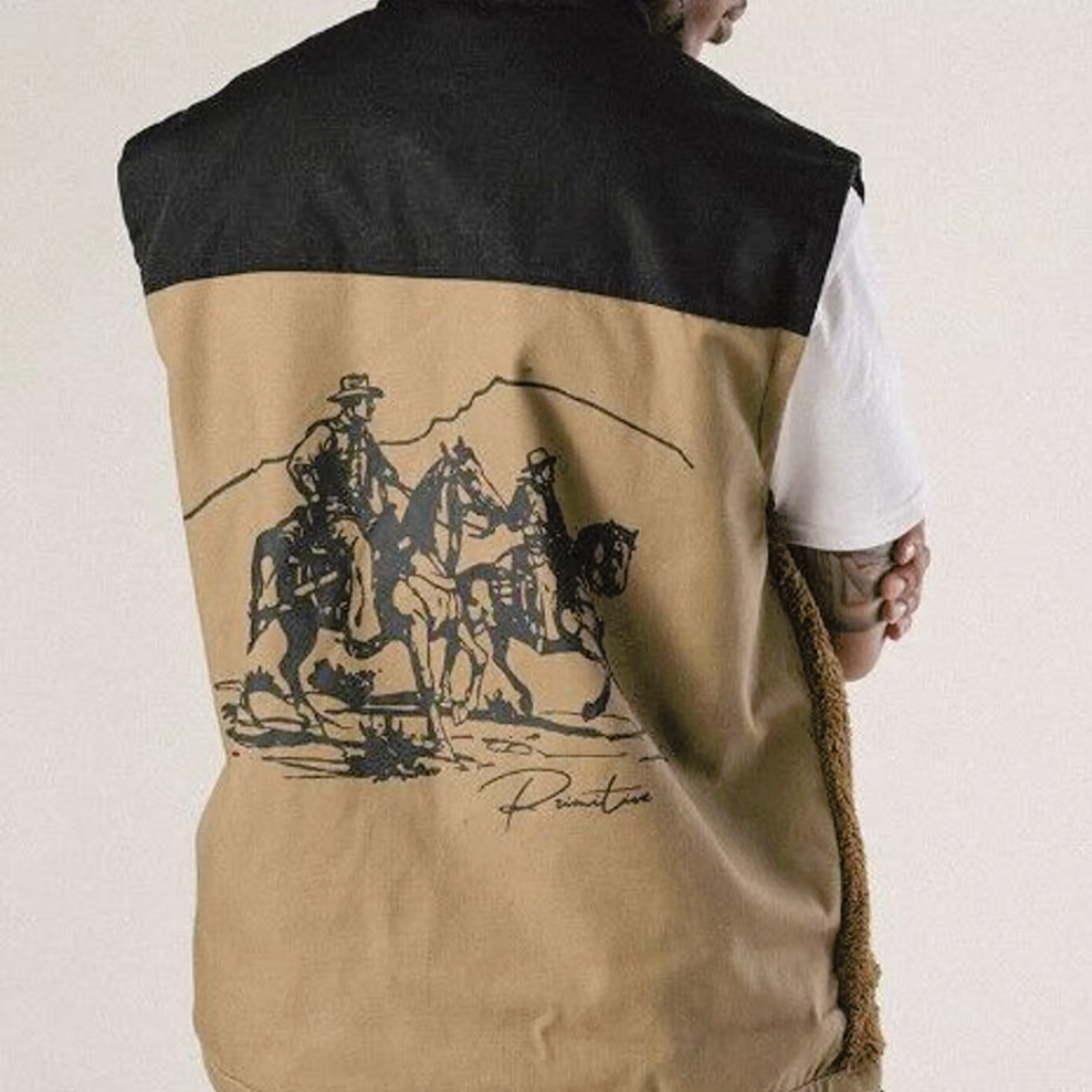 Primitive - OVERLAND VEST - Khaki Primitive Skateboards