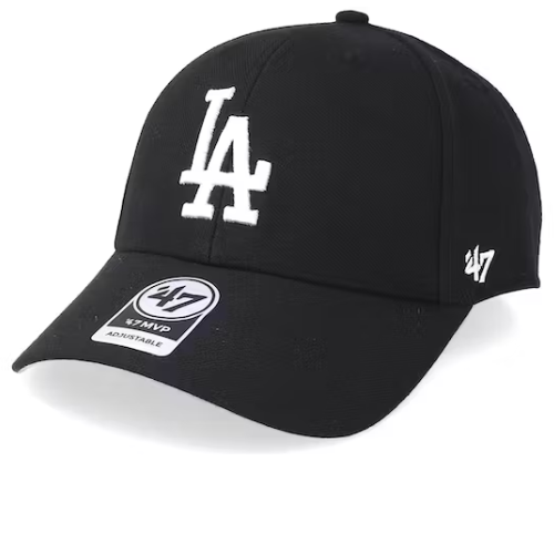 Cap 47 Brand - Los Angeles Dodgers (Black/White) 47 Brand