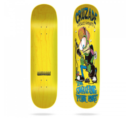 Cruzade - Smashing Punk Finks Deck 8.375 (Yellow) Cruzade