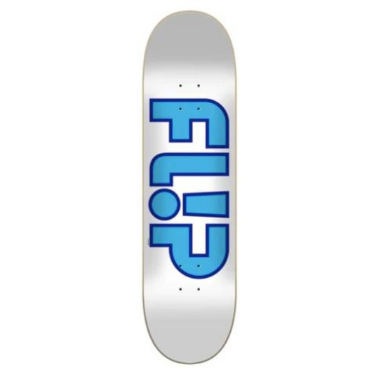 Flip - Team Outlined White/Blue Deck 7.81″ Flip