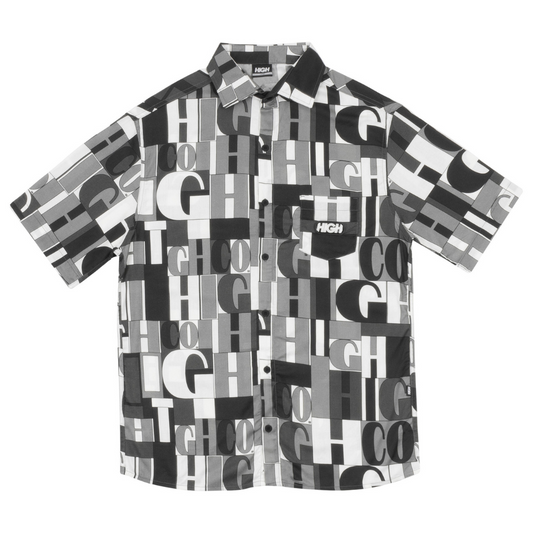 HIGH - Button Shirt Mural Black HIGH