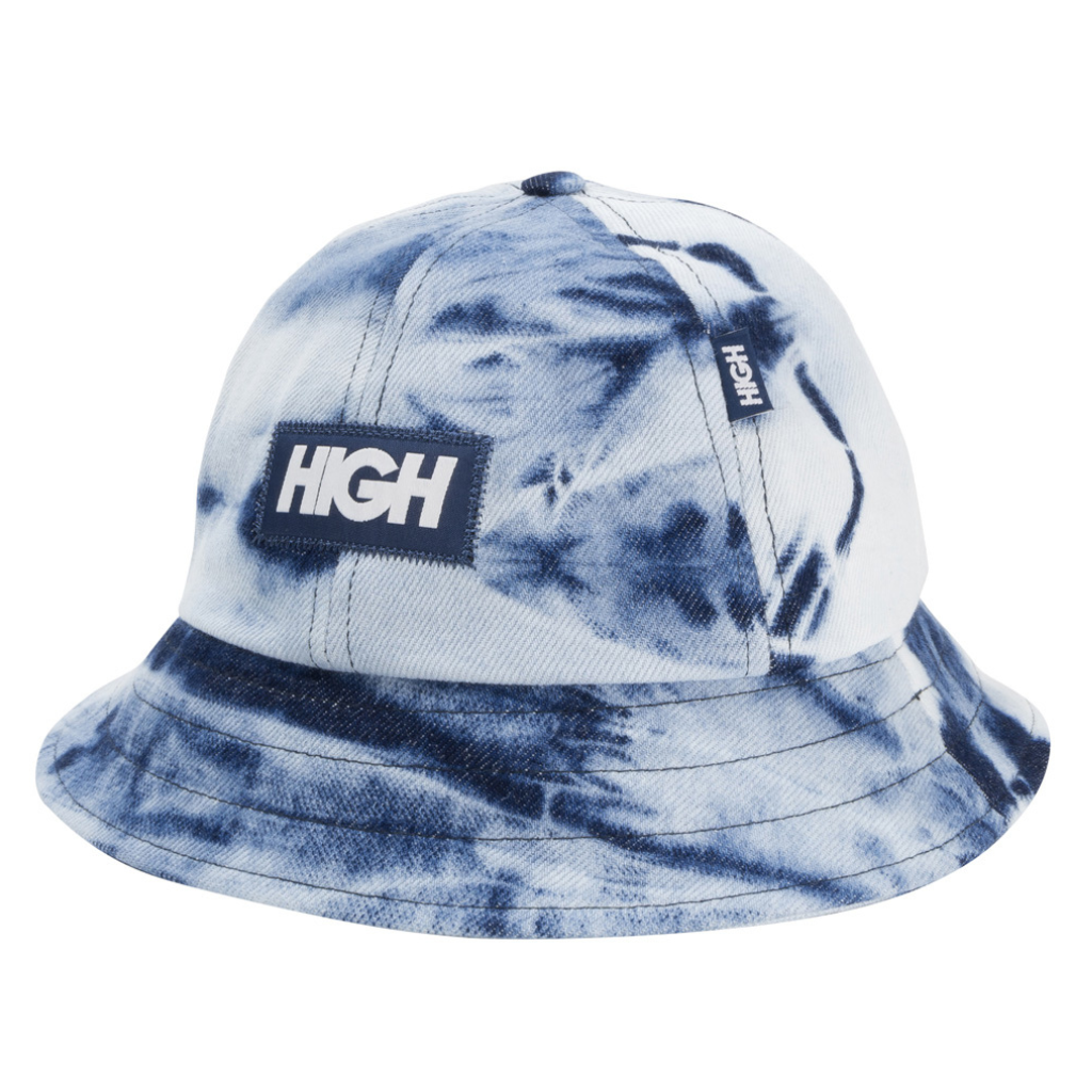 High - Bucket Hat Bleached Rounded - Blue HIGH COMPANY