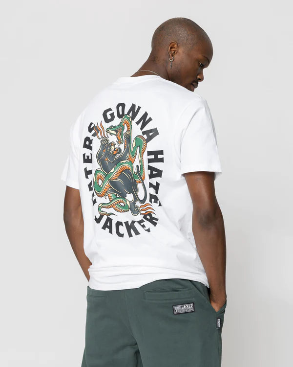 JACKER Haters - White - T-shirt Jacker