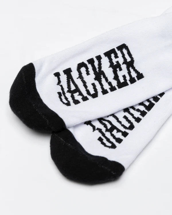 Jacker - Signature Chaussetts - White