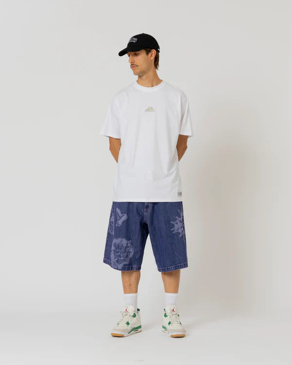 Jacker - Instinct Denim Baggy Shorts - Purple