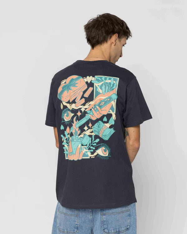 Jacker - Soulmate T shirt - Navy Jacker